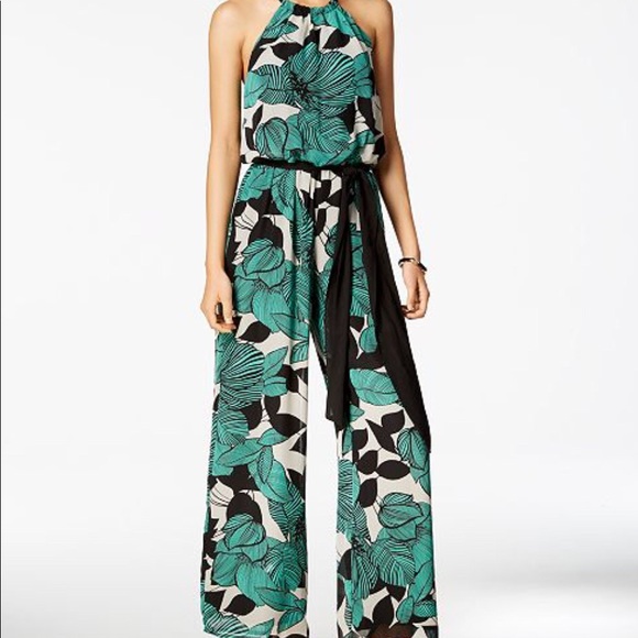 Nine West Tropical Jumpsuit - Picture 1 of 2